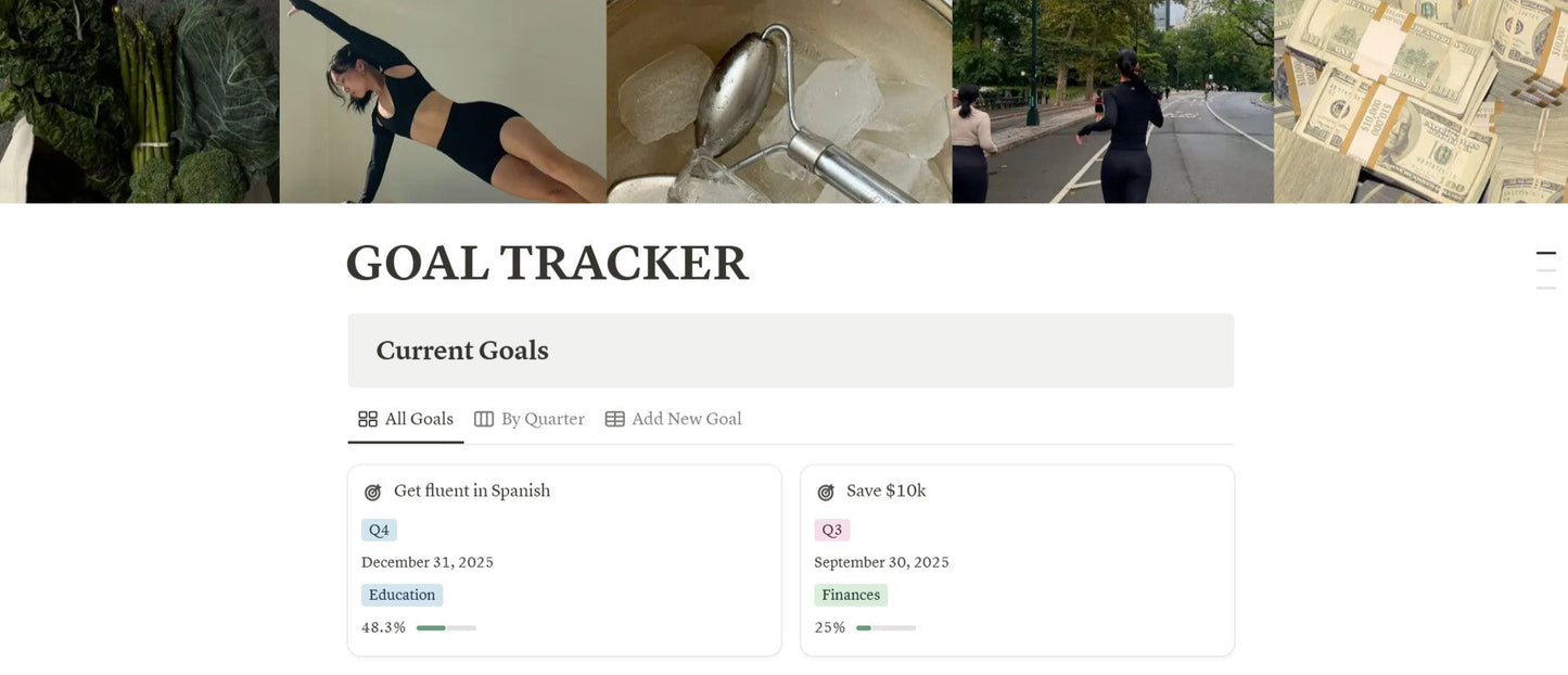 Focused Goal Tracker